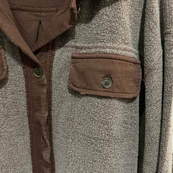 Free People - Ruby Shacket - distressed Style - Brown - Size S - Picture 4 of 8